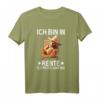 Ich Bin In Rente Ich Muss Gar Nix - Lustiges Rentner T-Shirt mit Bär für Pensionäre & Ruhestandssprüche