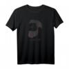 Herren T-Shirt Flawless Black Beard mit Holzfäller Gesicht  Klassisches Geschenk für Männer mit Bart und Kapitän-Design