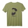 Herren T-Shirt Flawless Black Beard mit Holzfäller Gesicht  Klassisches Geschenk für Männer mit Bart und Kapitän-Design