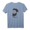 Herren T-Shirt Flawless Black Beard mit Holzfäller Gesicht  Klassisches Geschenk für Männer mit Bart und Kapitän-Design