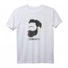 Herren T-Shirt Flawless Black Beard mit Holzfäller Gesicht  Klassisches Geschenk für Männer mit Bart und Kapitän-Design