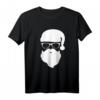 Weihnachtsmann Herren T-Shirt mit Bart, Hut & Sonnenbrille  Perfektes Weihnachtsoutfit für Partys, Feier & Weihnachtsmarkt