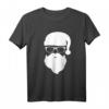 Weihnachtsmann Herren T-Shirt mit Bart, Hut & Sonnenbrille  Perfektes Weihnachtsoutfit für Partys, Feier & Weihnachtsmarkt