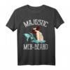 Majestätischer Mer-Bart Lustiges Hipster Meerjungfrau Merman T-Shirt  Humorvolles Meeresdesign für Bart- und Meerjungfrauen-Fans