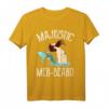 Majestätischer Mer-Bart Lustiges Hipster Meerjungfrau Merman T-Shirt  Humorvolles Meeresdesign für Bart- und Meerjungfrauen-Fans