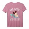 Majestätischer Mer-Bart Lustiges Hipster Meerjungfrau Merman T-Shirt  Humorvolles Meeresdesign für Bart- und Meerjungfrauen-Fans