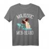 Majestätischer Mer-Bart Lustiges Hipster Meerjungfrau Merman T-Shirt  Humorvolles Meeresdesign für Bart- und Meerjungfrauen-Fans