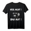 Heul Nicht Bau Auf Billard Kugel T-Shirt - Lustiges Vintage Biersport & Dart Fan T-Shirt für Freunde, Familien & Kollegen als Geschenk zu Weihnachten & Geburtstag