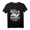 Mit Kelle in den Händen Bauarbeiter T-Shirt - Lustiges Geschenk für Maurer, Handwerker & Heimwerker auf Baustelle