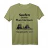 Mais häckseln Landwirt Bauer Bier trinken Alkohol saufen T-Shirt  Lustiges Geschenk für Landwirte, Dorffeste & Erntezeit