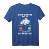 Mein Traktor ruft an Traktorfahrer Bauer Landwirt Geschenk T-Shirt  Perfektes Geburtstags- und Weihnachtsgeschenk für Landwirte, Opa, Männer und Jungs in der Landwirtschaft