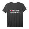Ich liebe meinen Bauern T-Shirt - Klassisch geschnittenes Landwirt-Shirt für Landwirte, Farmer und Tierhalter