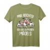 Mir reichts ich geh zu meinen Kühen Landwirt Kühe Bauer T-Shirt  Lustiges Geschenk für Landwirte, Bauern & Kuhliebhaber zu Weihnachten & Geburtstag