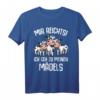 Mir reichts ich geh zu meinen Kühen Landwirt Kühe Bauer T-Shirt  Lustiges Geschenk für Landwirte, Bauern & Kuhliebhaber zu Weihnachten & Geburtstag