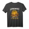 Landwirt, nur ein Held fährt aufs Feld - Lustiges Bauern T-Shirt für Mähdrescher-Fahrer und Landwirtschaftsliebhaber