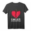 Herz - gebrochenes Herz T-Shirt - Kreatives Design für Liebeskummer, Beziehung und Trost - Originelle Geschenkidee