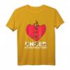 Herz - gebrochenes Herz T-Shirt - Kreatives Design für Liebeskummer, Beziehung und Trost - Originelle Geschenkidee