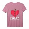 Herz - gebrochenes Herz T-Shirt - Kreatives Design für Liebeskummer, Beziehung und Trost - Originelle Geschenkidee