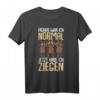 Früher war ich normal jetzt habe ich Ziegen Landwirt T-Shirt - Lustige Geschenkidee für Bauern, Ziegenliebhaber & Tierfreunde zu Geburtstag & Weihnachten
