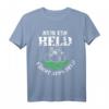 Vintage Nur ein Held fährt aufs Feld Bauern T-Shirt  Lustiges Geschenk für Landwirte & Traktorfahrer zum Geburtstag