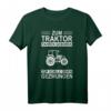 Zum Traktor fahren geboren zur Schule gehen gezwungen - Lustiges Bauern und Landwirt T-Shirt für Kinder, Schüler und Familiengeschenke