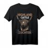 Hochlandrind Landwirt T-Shirt - Schottische Rinder Züchter Geschenk für Bauernhofliebhaber