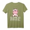 Angeleckt & meins Kuh T-Shirt für Bauern, Kuhliebhaber und Kinder  Lustiges Tiermotiv als Geschenk zum Geburtstag & Weihnachten