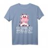 Angeleckt & meins Kuh T-Shirt für Bauern, Kuhliebhaber und Kinder  Lustiges Tiermotiv als Geschenk zum Geburtstag & Weihnachten
