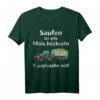 Landwirt Landwirtschaft Mais häckseln Alkohol Bier saufen T-Shirt - Lustiges Geschenk für das Dorf-Fest & Landjugend mit Humor
