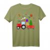 Lustiges Weihnachts-Traktor-Shirt für Herren und Damen  Perfekt als Weihnachtsgeschenk, Pyjama oder Festoutfit für Bauernhof- und Traktorliebhaber