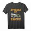 Attacke mit Kacke Traktor Bauer Landwirt T-Shirt - Lustiges Geschenk für Bauern, Landmaschinenliebhaber & Landarbeiter