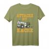 Attacke mit Kacke Traktor Bauer Landwirt T-Shirt - Lustiges Geschenk für Bauern, Landmaschinenliebhaber & Landarbeiter