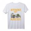 Attacke mit Kacke Traktor Bauer Landwirt T-Shirt - Lustiges Geschenk für Bauern, Landmaschinenliebhaber & Landarbeiter