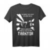 In Gedanken fahre ich mit meinem Traktor - Lustiges Bauern T-Shirt für Geburtstag & Weihnachten für Landwirte, Traktorfahrer & Landwirtschaftsfreunde