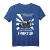 In Gedanken fahre ich mit meinem Traktor - Lustiges Bauern T-Shirt für Geburtstag & Weihnachten für Landwirte, Traktorfahrer & Landwirtschaftsfreunde