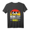 Kuh Keine Zeit Kuh Bauer T-Shirt mit lustigem Spruch  Perfekt für Landwirte, Bauern und Kuhliebhaber