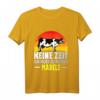 Kuh Keine Zeit Kuh Bauer T-Shirt mit lustigem Spruch  Perfekt für Landwirte, Bauern und Kuhliebhaber