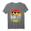 Kuh Keine Zeit Kuh Bauer T-Shirt mit lustigem Spruch  Perfekt für Landwirte, Bauern und Kuhliebhaber