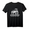 Ackerdemiker Master Bachelor der harten Arbeit Landwirtschaft T-Shirt  Lustiges Traktor Geschenk für Landwirte, Bauern & Farmer