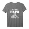 Herren Landwirt T-Shirt - Ich Bin Papa Und Landwirt Nichts Jagt Mir Angst, Perfekt für Bauern, Traktor- und Tierliebhaber