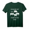 Zuhause ist wo meine Kühe sind T-Shirt  Lustiges Landwirt Design für Bauern, Milchbauern und Landwirte als Geschenk für Männer und Frauen