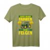 Bauer Traktor Landwirt Kinder T-Shirt mit Gelben Felgen - Lustiges Landwirt Outfit für Kinder und Erwachsene