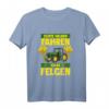 Bauer Traktor Landwirt Kinder T-Shirt mit Gelben Felgen - Lustiges Landwirt Outfit für Kinder und Erwachsene