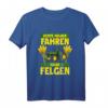 Bauer Traktor Landwirt Kinder T-Shirt mit Gelben Felgen - Lustiges Landwirt Outfit für Kinder und Erwachsene