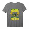 Bauer Traktor Landwirt Kinder T-Shirt mit Gelben Felgen - Lustiges Landwirt Outfit für Kinder und Erwachsene