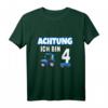 Kinder Achtung vierter 4. Kinder Geburtstag Junge Trecker Traktor T-Shirt  Perfektes Geschenk für landwirtschaftsbegeisterte Jungen zum Geburtstag