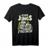 Echte Jungs Fahren Trecker Landwirt Bauer Kinder T-Shirt - Lustiges Landmaschinen Outfit für kleine Traktorfans
