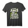 Echte Jungs Fahren Trecker Landwirt Bauer Kinder T-Shirt - Lustiges Landmaschinen Outfit für kleine Traktorfans