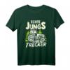 Echte Jungs Fahren Trecker Landwirt Bauer Kinder T-Shirt - Lustiges Landmaschinen Outfit für kleine Traktorfans
