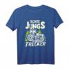 Echte Jungs Fahren Trecker Landwirt Bauer Kinder T-Shirt - Lustiges Landmaschinen Outfit für kleine Traktorfans